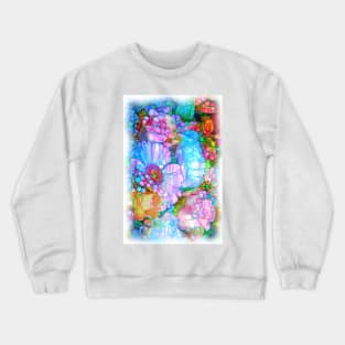 Floral composition Crewneck Sweatshirt